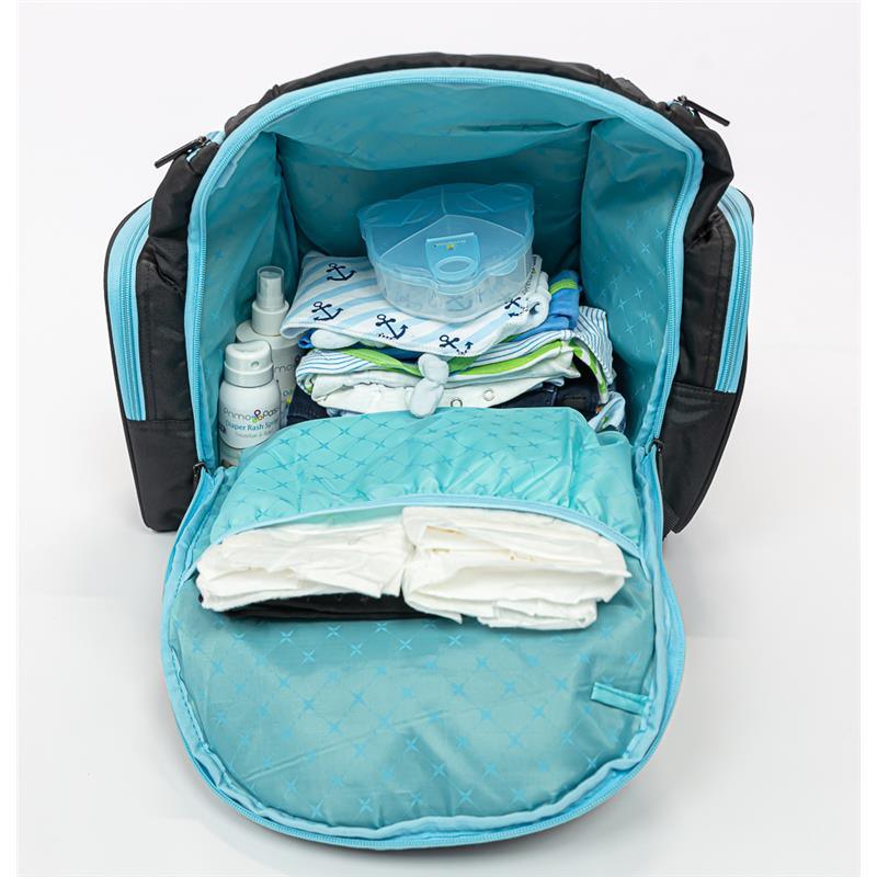 Primo Passi - Backpack Diaper Bag, Blue Image 4
