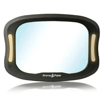 Primo Passi Backseat Baby Car Mirror | Adjustable Light Up Mirror for Baby with Remote Control | Shatterproof Image 1