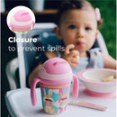 Primo Passi - Bamboo Fiber Kids Cup With Handle/Straw, Metoo Image 4