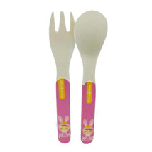 Primo Passi - Bamboo Fiber Kids Spoon & Fork, Metoo Image 1