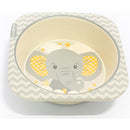 Primo Passi - Bamboo Fiber Kids Square Bowl, Little Elephant Image 4