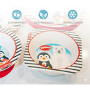 Primo Passi - Bamboo Fiber Kids Square Bowl, Winter Friends Image 2