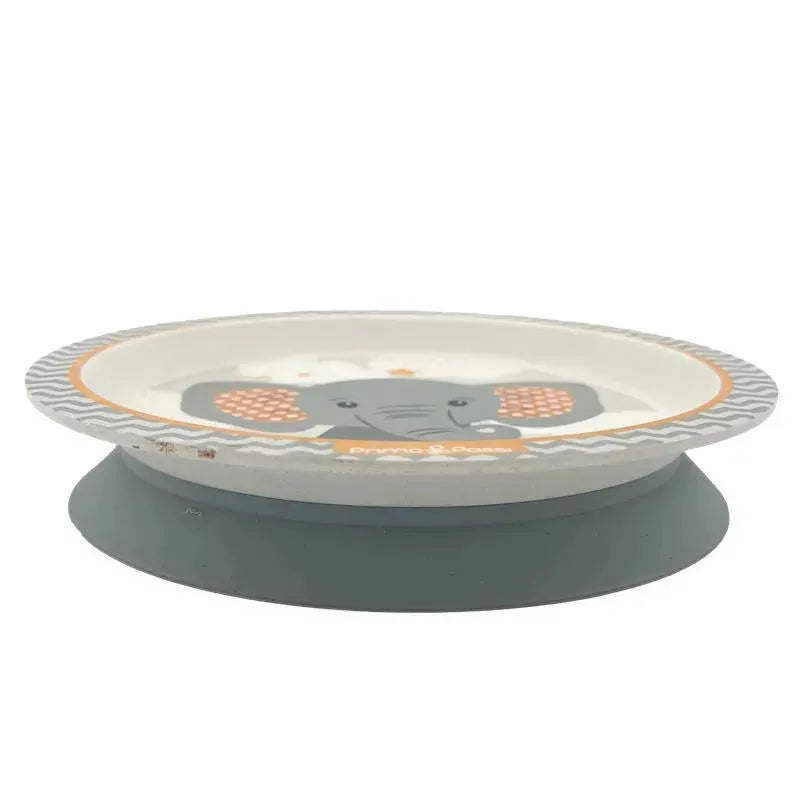 Primo Passi - Bamboo Fiber Kids Little Elephant Suction Plate Image 2