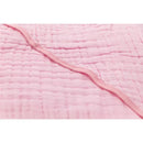 Primo Passi Hooded Muslin Towel, Light Pink | Baby Hooded Towels | Kids Hooded Towels Image 4