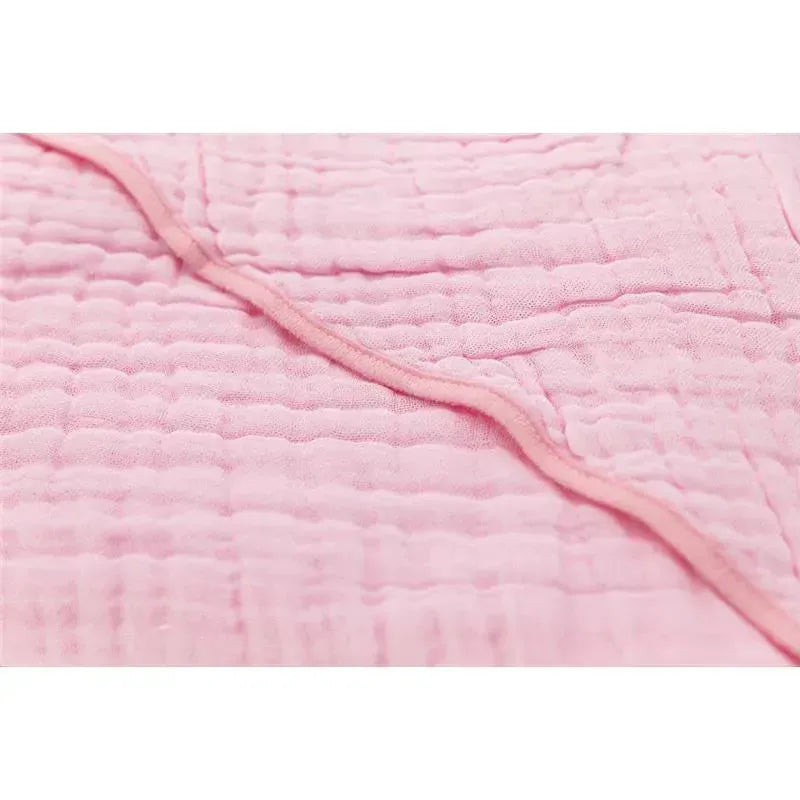 Primo Passi Hooded Muslin Towel, Light Pink | Baby Hooded Towels | Kids Hooded Towels Image 4