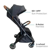 Primo Passi - Icon Travel Stroller Special Edition, Black Image 2