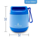 Primo Passi - Insulated Food Jar, 12 oz/350ml, Blue | Baby Insulated Food Container Image 2