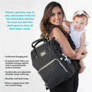 Primo Passi - Diaper Bag Black Backpack Lucca Image 2