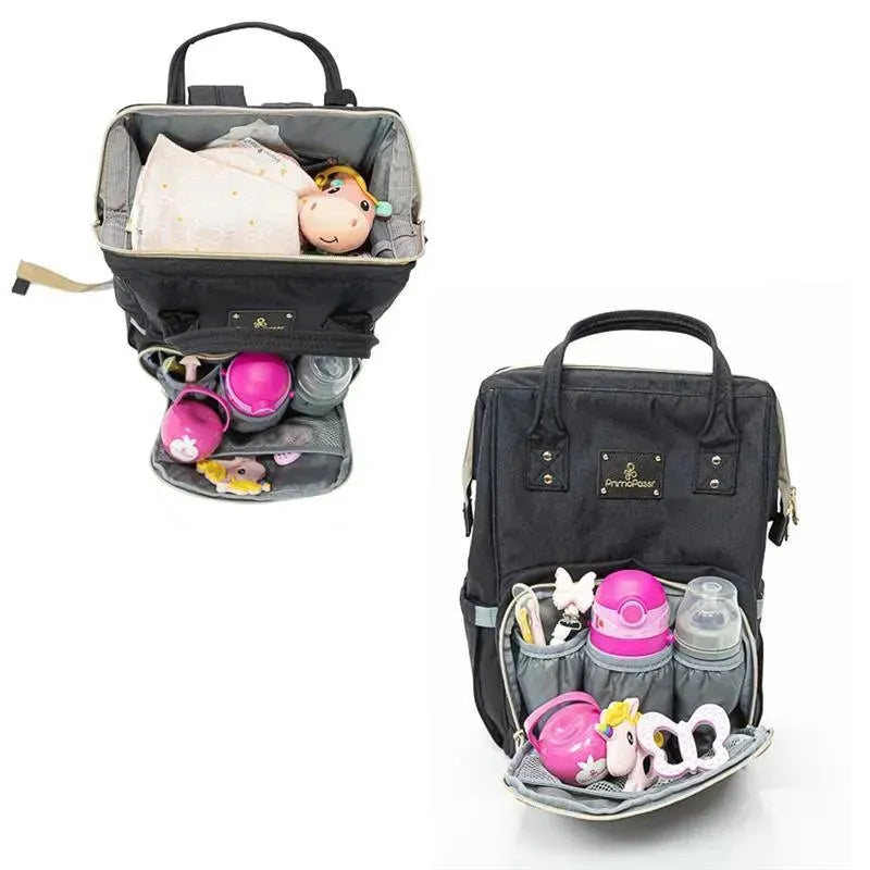 Primo Passi - Diaper Bag Black Backpack Lucca Image 4