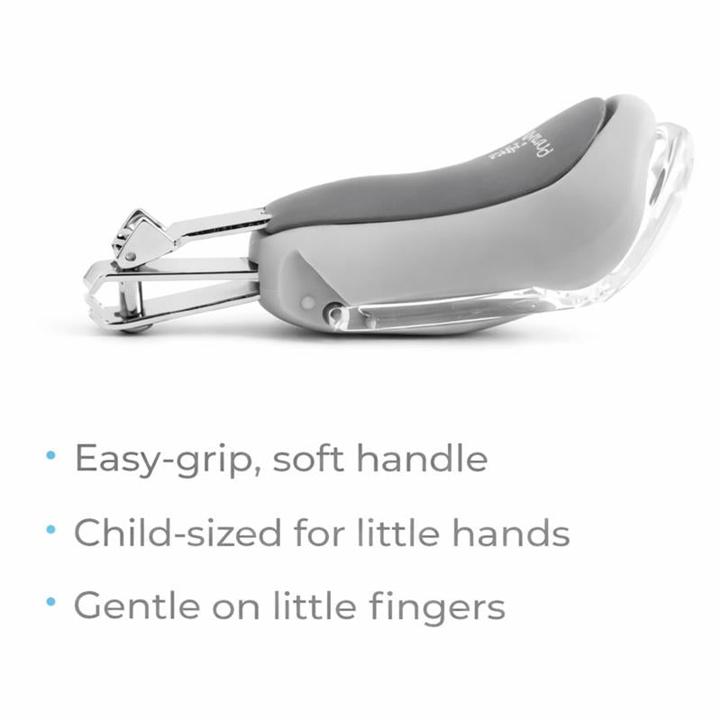 Primo Passi - Grey Baby Nail Clipper With Magnifier Image 2