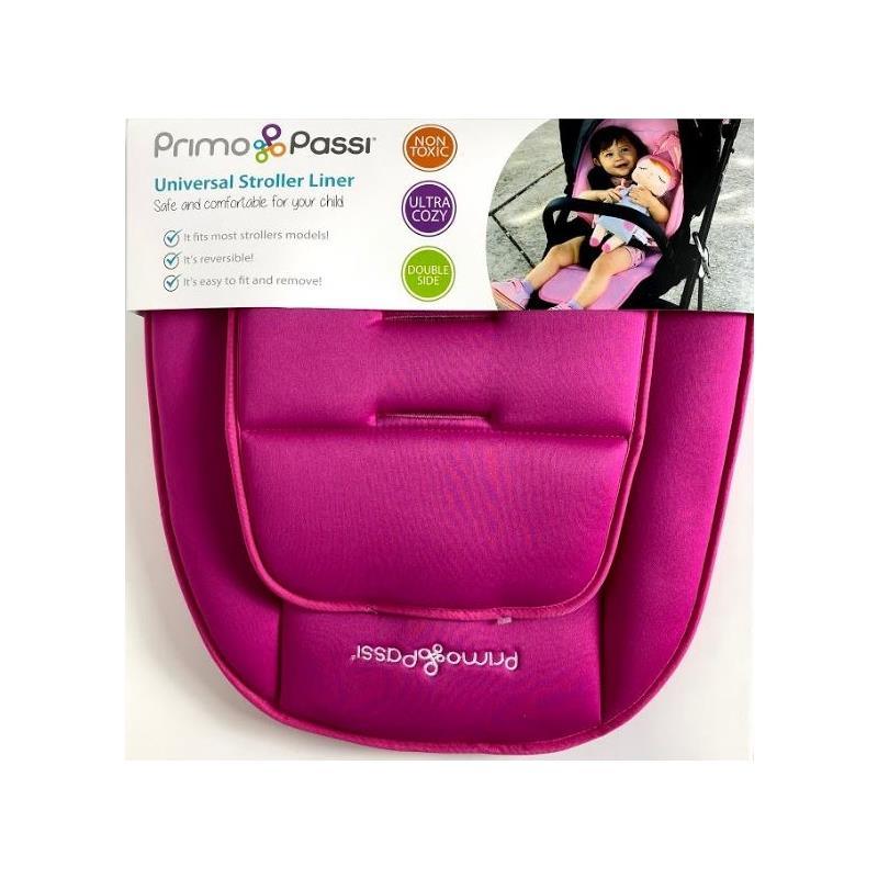 Primo Passi - Universal Stroller Liner, Stroller Protector/Car Seat Liner, Dark Pink Image 6