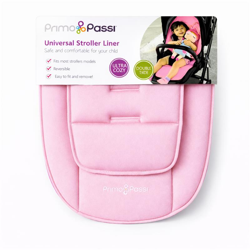 Primo Passi - Universal Stroller Liner, Stroller Protector/Car Seat Liner, Light Pink Image 4