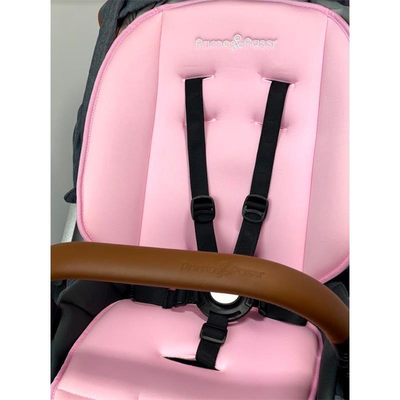 Primo Passi - Universal Stroller Liner, Stroller Protector/Car Seat Liner, Light Pink Image 3