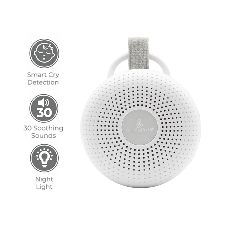 Primo Passi Portable Baby White Noise Machine with Night Light & Cry Detection Image 3