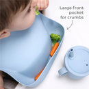 Primo Passi Silicone Bib Dusty Blue Image 4