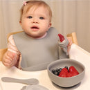 Primo Passi Silicone Bib Dusty Blue Image 9