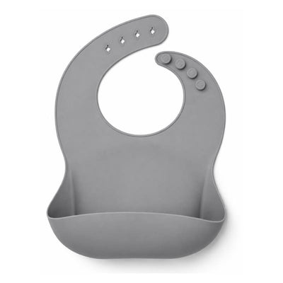 Primo Passi Silicone Bib Senior Gray Image 1