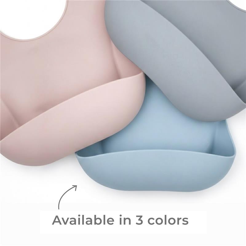 Primo Passi Silicone Bib Senior Gray Image 2