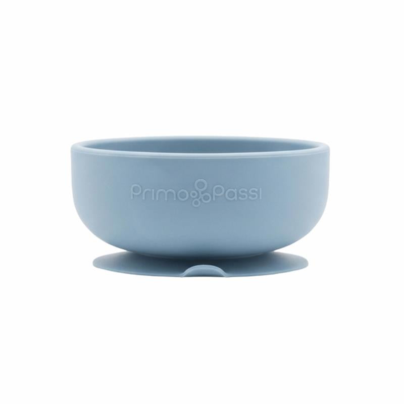 Primo Passi - Silicone Carrot Freezer + Food Feeder + Spoon 2-Pack + Suction Bowl + Suction Plate + Training Cup And Snack Cup - Dusty Blue Image 10
