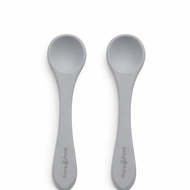 Primo Passi - Silicone Carrot Freezer + Food Feeder + Spoon 2-Pack + Suction Bowl + Suction Plate + Training Cup And Snack Cup - Senior Grey Image 7