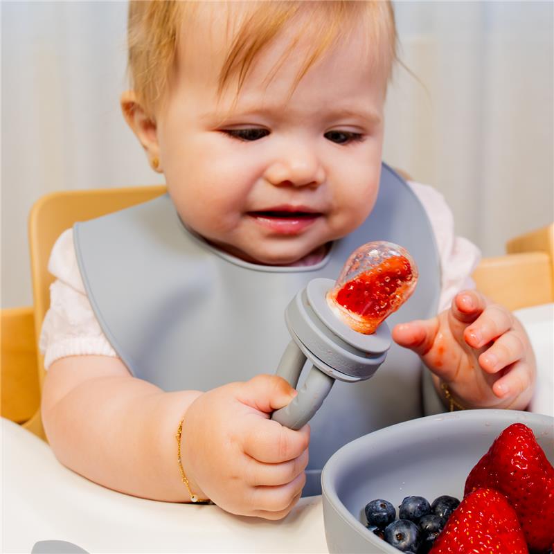 Primo Passi Silicone Food Feeder, Dusty Blue Image 5