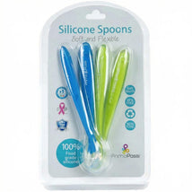 Primo Passi - 4Pk Silicone Spoon, Blue/Green Image 1
