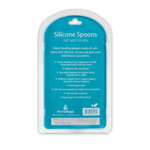 Primo Passi Silicone Spoon 4-Pack, Blue/Green Image 2