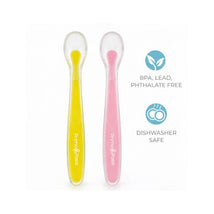 Primo Passi - 4Pk Silicone Spoon, Pink/Yellow Image 2