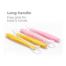 Primo Passi - 4Pk Silicone Spoon, Pink/Yellow Image 3