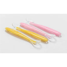 Primo Passi Silicone Spoon 4-Pack, Pink/Yellow Image 2