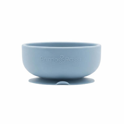 Primo Passi Silicone Suction Bowl, Dusty Blue Image 1