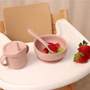 Primo Passi Silicone Suction Bowl, Rose Pink Image 3