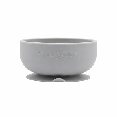 Primo Passi Silicone Suction Bowl, Senior Gray Image 1