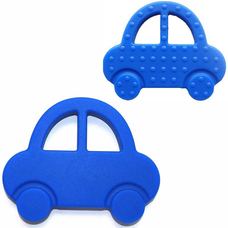 Primo Passi - Silicone Baby Car Teether, Blue Image 2