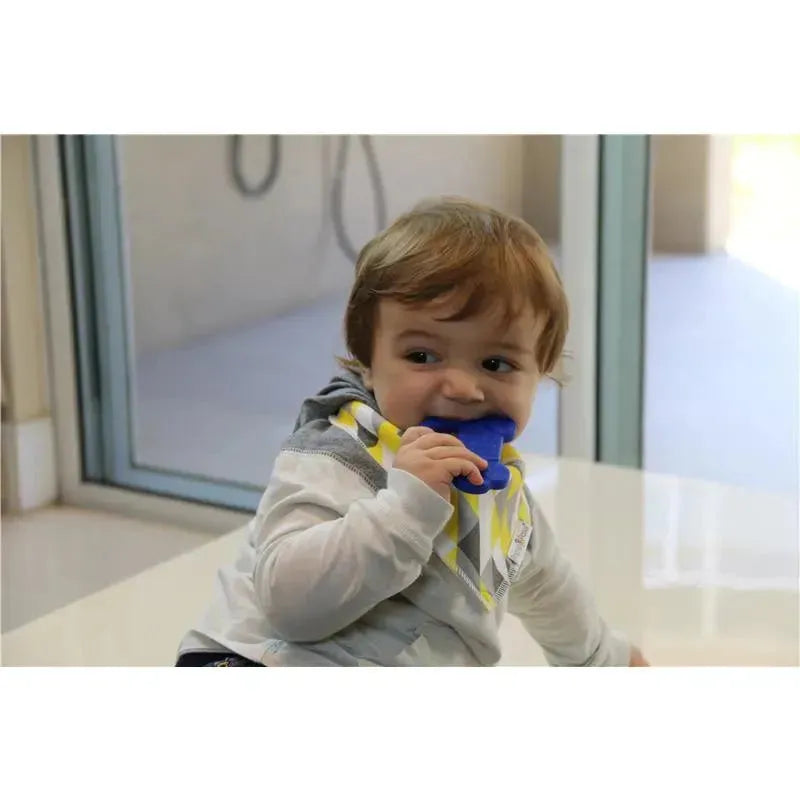 Primo Passi Silicone Baby Teether | Silicone Toy - Blue Image 4