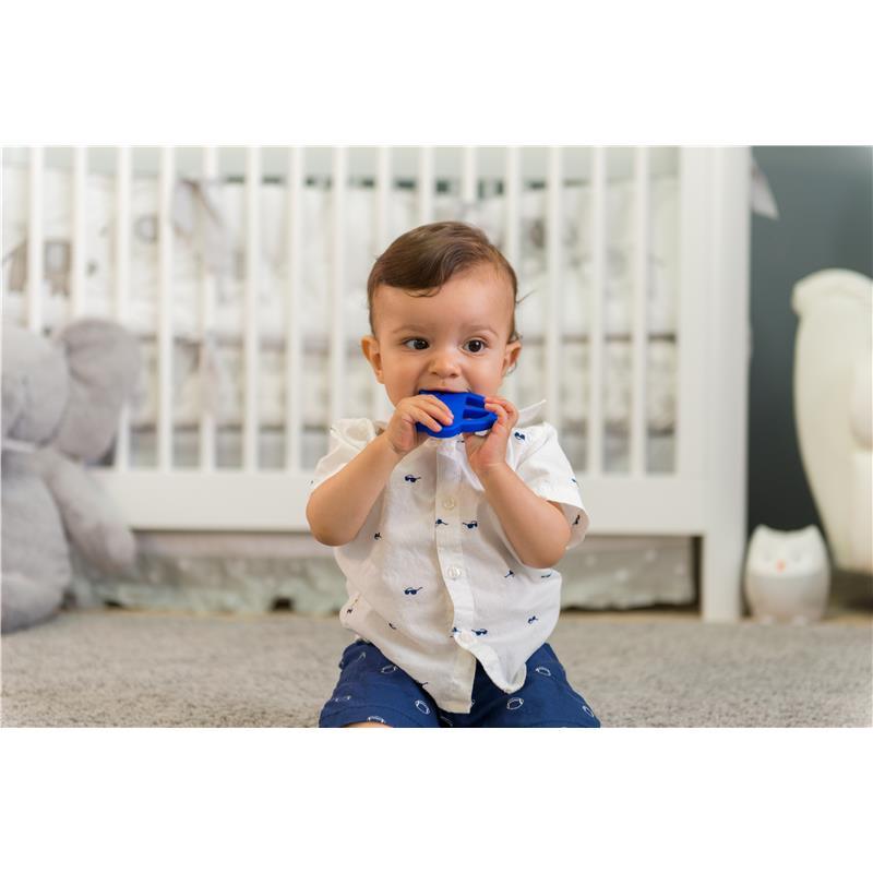 Primo Passi Silicone Baby Teether | Silicone Toy - Blue Image 5