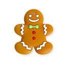 Primo Passi Silicone Baby Teether | Silicone Toy | Christmas Teether - Ginger Cookie Image 1