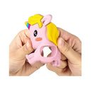 Primo Passi - Silicone Baby Teether, Pink Unicorn Image 4