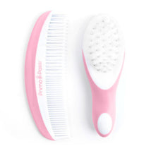 Primo Passi - Super Soft Pink Baby Comb & Brush Set Image 1