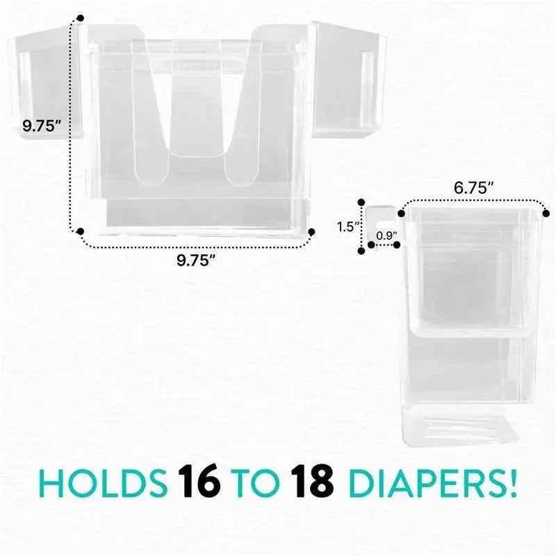 Prince Lionheart - Hanging Baby Diaper Caddy Organizer Essential for Nursery Image 6