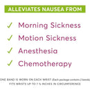 Psi Bands - Acupressure Wrist Bands for The Relief of Nausea, Crystal Clear Image 2