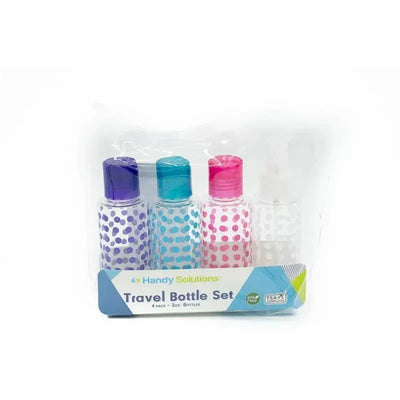 PTL Usa 4 Pack Travel Size Bottles 3ounce TSA Approved Image 1
