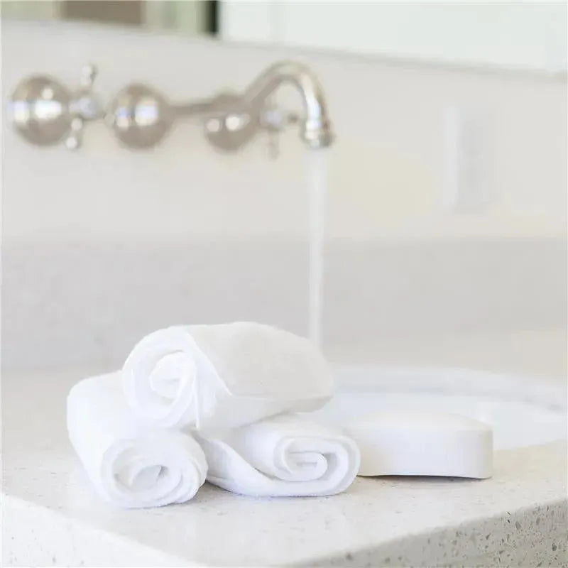 Puj Fresh 3-Pack Washcloths, White Image 5