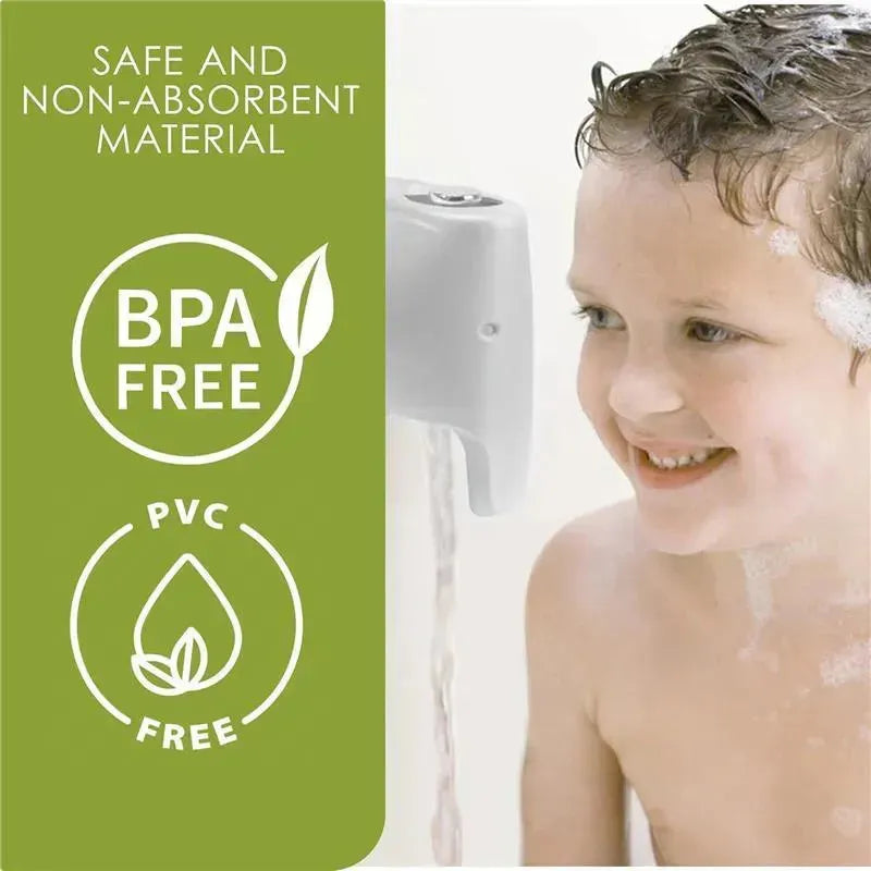 Puj - Snug, Ultra-Soft Spout Cover for Bathtub Taps, Elephant, White Image 5
