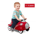 Radio Flyer - Retro Rocket Ride-On Toy, Push Car with Sounds Image 3