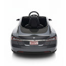 Radio Flyer - Tesla Model S for Kids Electric Car, Silver Metallic Image 5