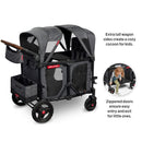 Radio Flyer - Voya XT Baby Stroller Wagon, Gray Image 6