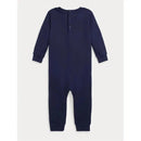 Ralph Lauren Baby - Ash Slipper Navy Linen American Boy Bear Image 2