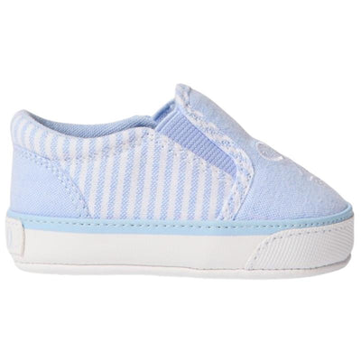 Ralph Lauren Baby - Bal Harbour Oxford Slip-On Sneaker, Blue Image 1