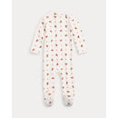 Ralph Lauren Baby Long-Sleeve Cotton Interlock Novelty Bear Printed Zip Coverall Image 2